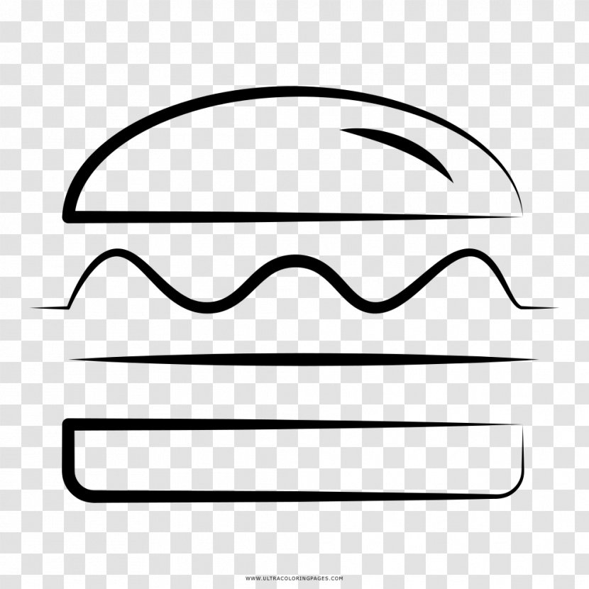 Hamburger Black And White Drawing Earl Devereaux Coloring Book - Squid - Poster Transparent PNG