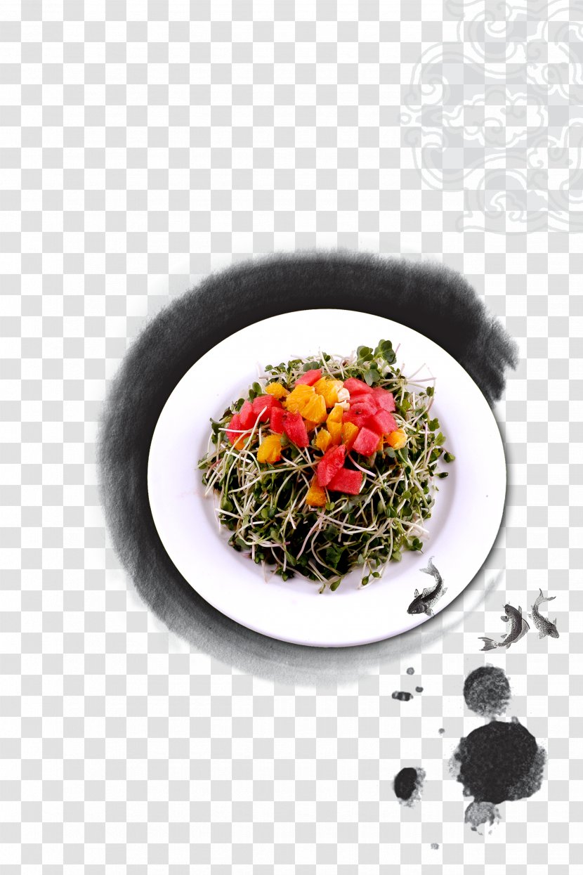 China Poster Chinoiserie Restaurant - Food - Pea Transparent PNG