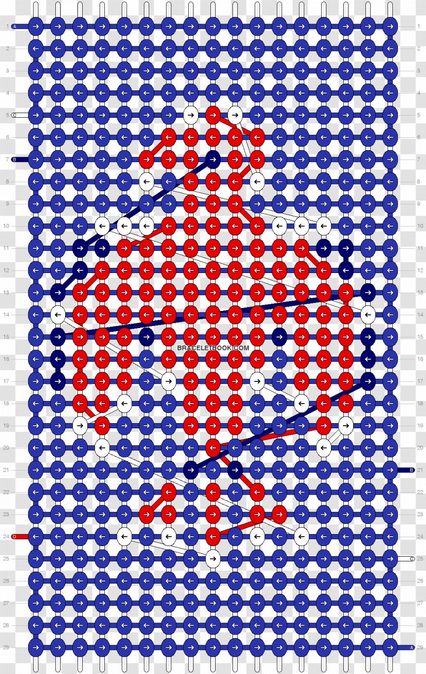 Friendship Bracelet Art Polka Dot Pattern - Symbol - Decal Transparent PNG