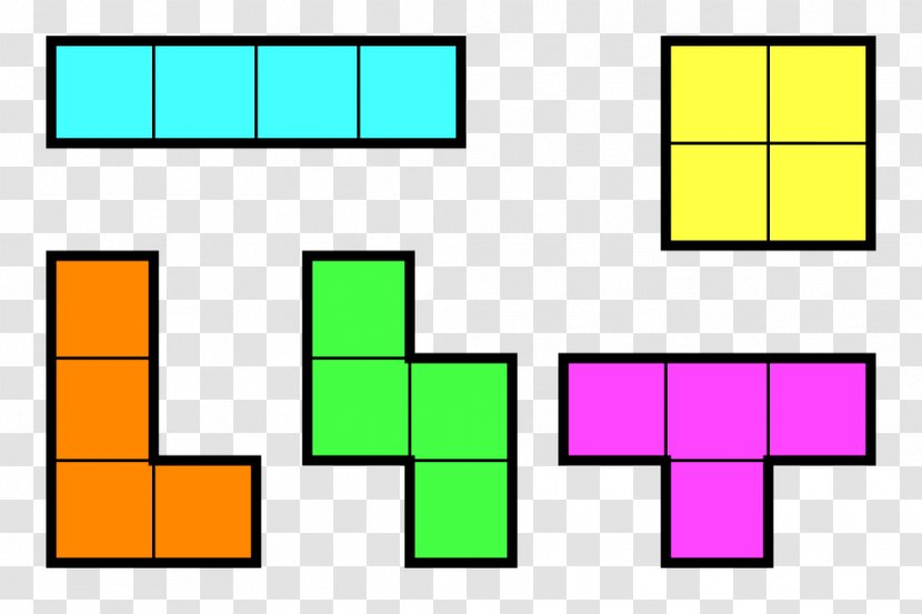 Tetromino Tetris Polyomino Decomino - Video Game - Blocks Transparent PNG