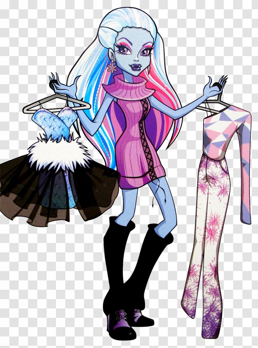 Cleo DeNile Monster High Frankie Stein Doll Fashion - Silhouette Transparent PNG