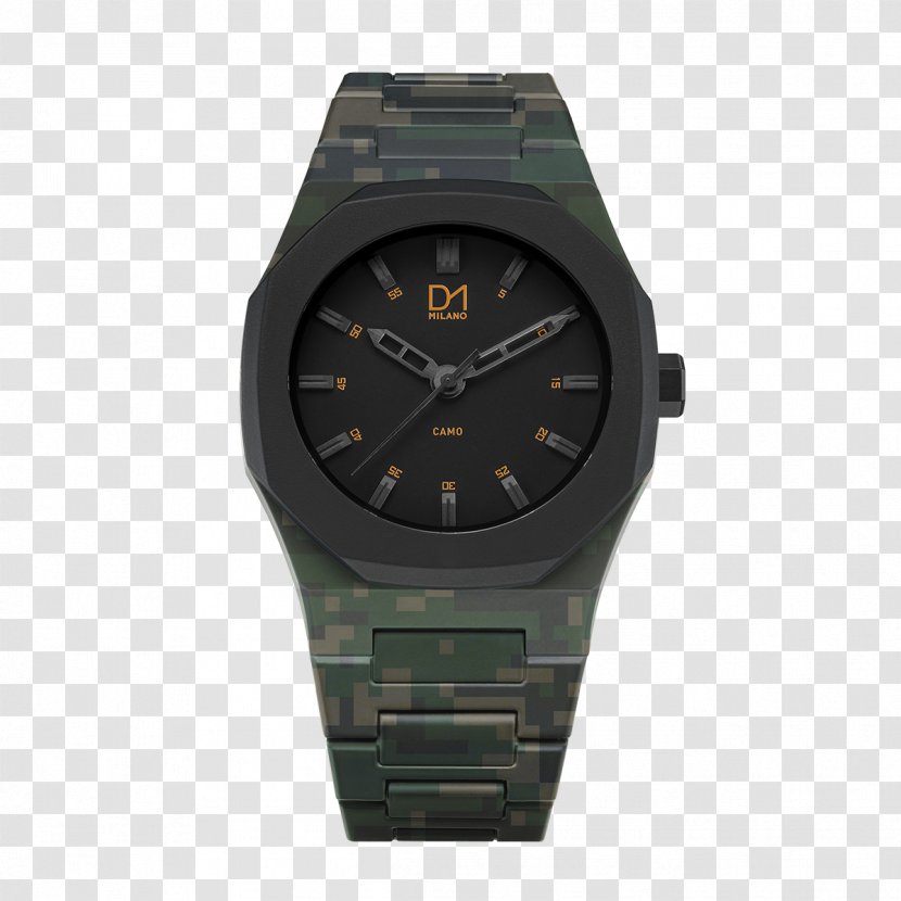 Watch Strap D1 Milano Camouflage Clock - Clothing - Finishing Touch Transparent PNG