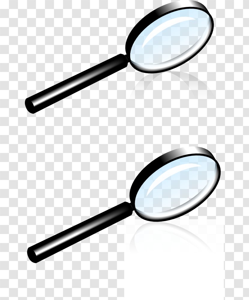 Magnifying Glass Clip Art - On Transparent PNG