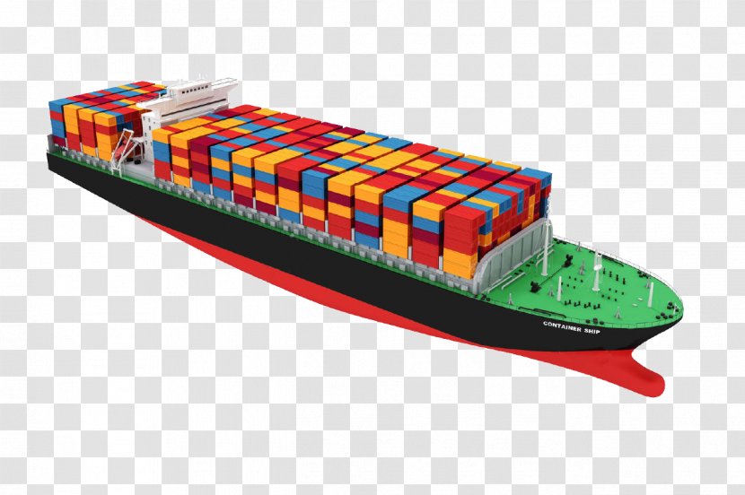 Water Transportation Container Ship Intermodal Cargo - Naval Architecture Transparent PNG