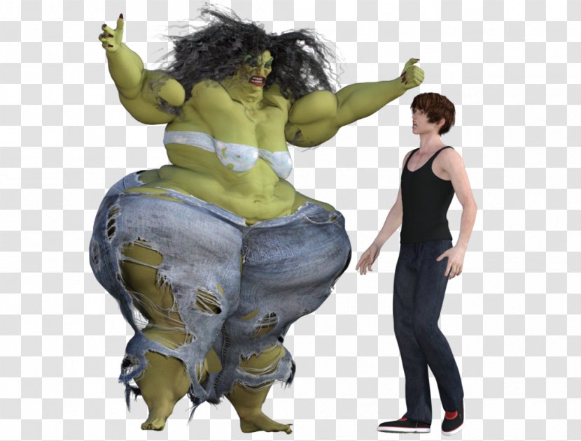 Figurine Organism Animal Character - Fictional - She Hulk Transparent PNG