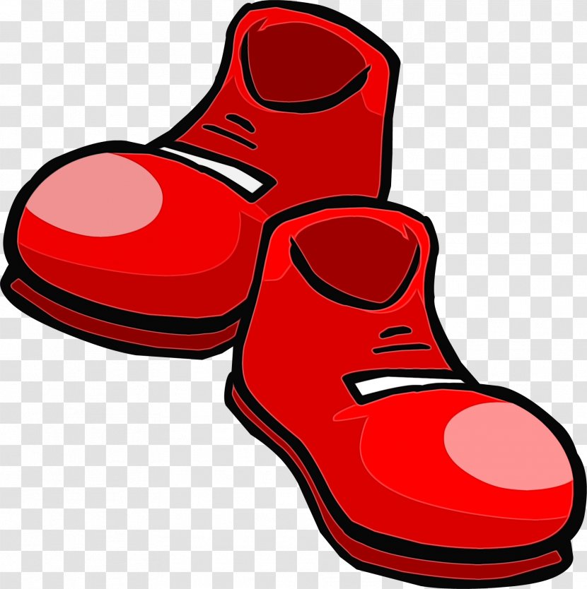 Footwear Red Clip Art Shoe Carmine - High Heels Transparent PNG