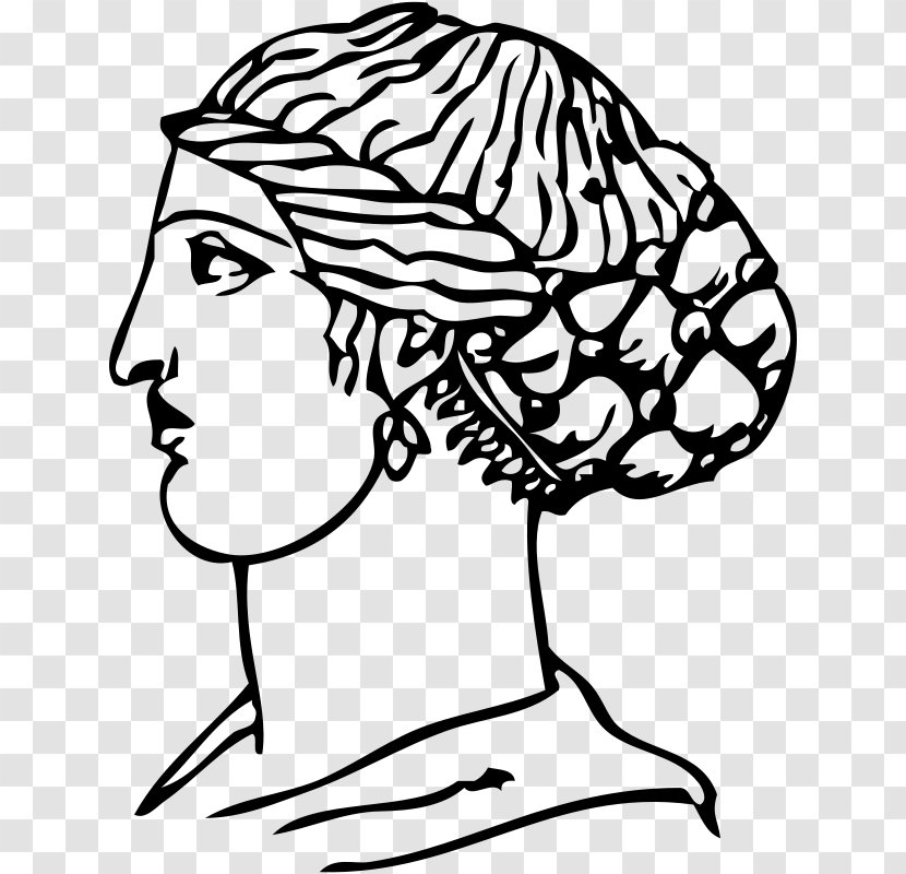 Ancient Greece Hair Cosmetologist Greek Clip Art - Frame Transparent PNG