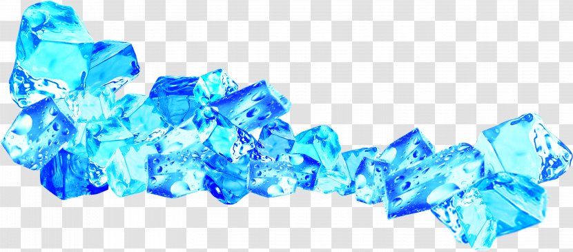 Blue Ice Transparent PNG