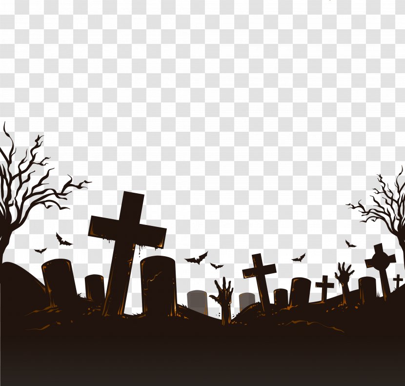 Halloween Icon - Vector Cemetery Transparent PNG