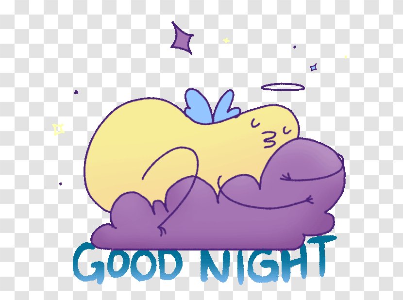 Gfycat Animaatio Emoji Clip Art - Cartoon - Good Night Transparent PNG