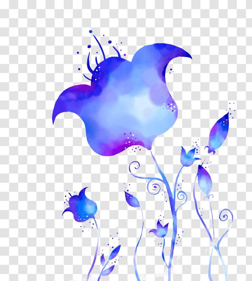 Television Image Illustration JPEG - Watercolor Painting - Individual Flowers Transparent PNG