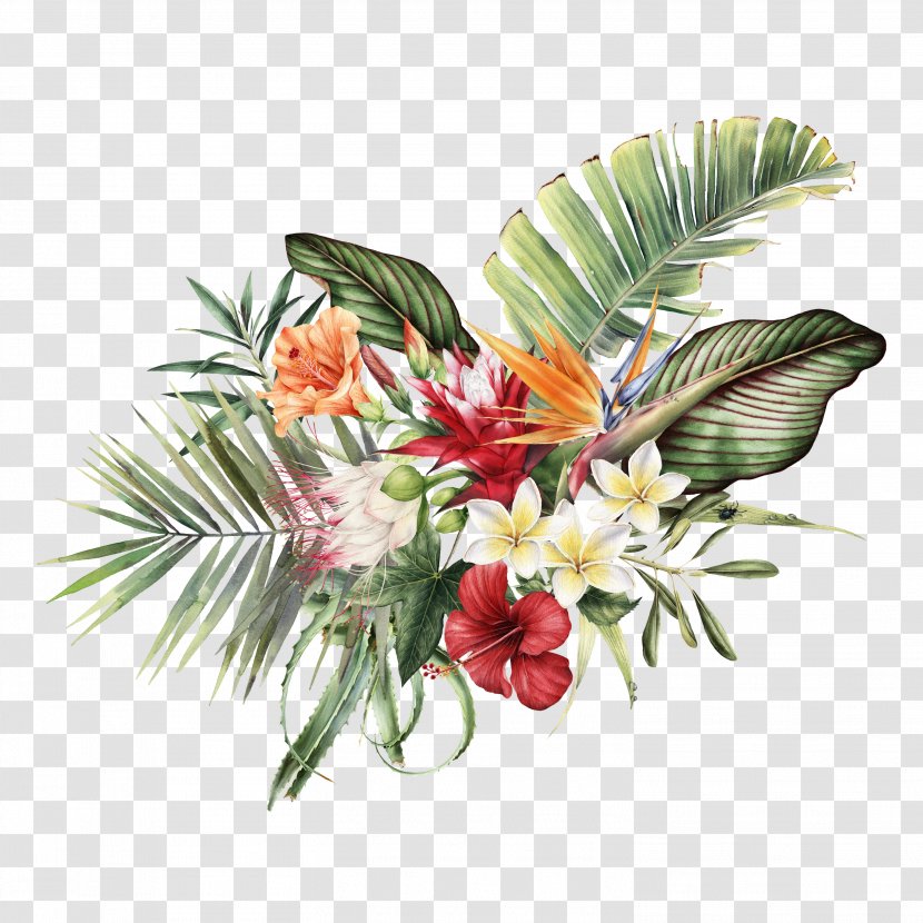 Floral Wedding Invitation Background - Artificial Flower Arranging Transparent PNG