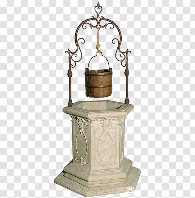 Water Well Fountain Wishing Garden Bucket - Casing Transparent PNG