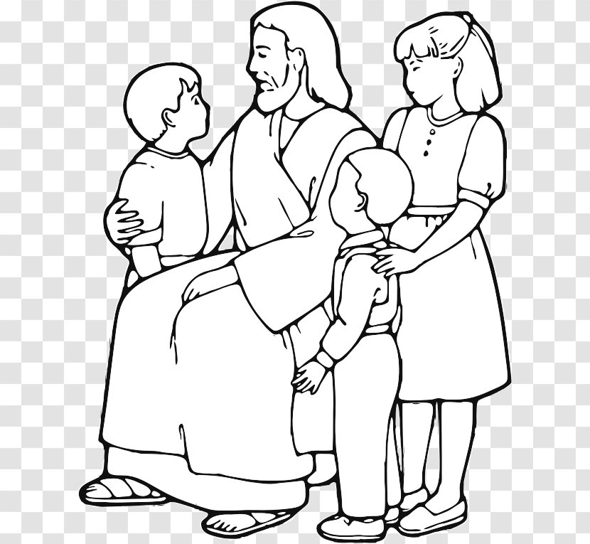 Teaching Of Jesus About Little Children Coloring Book Toddler Drawing - Tree - Child Transparent PNG
