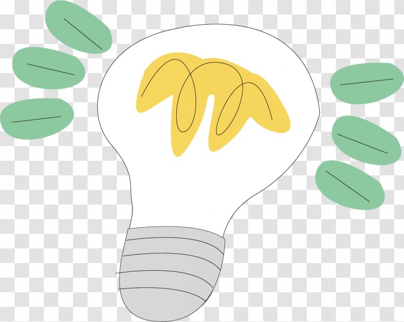 Incandescent Light Bulb Lamp Clip Art - Shape - Creative Cartoon Transparent PNG