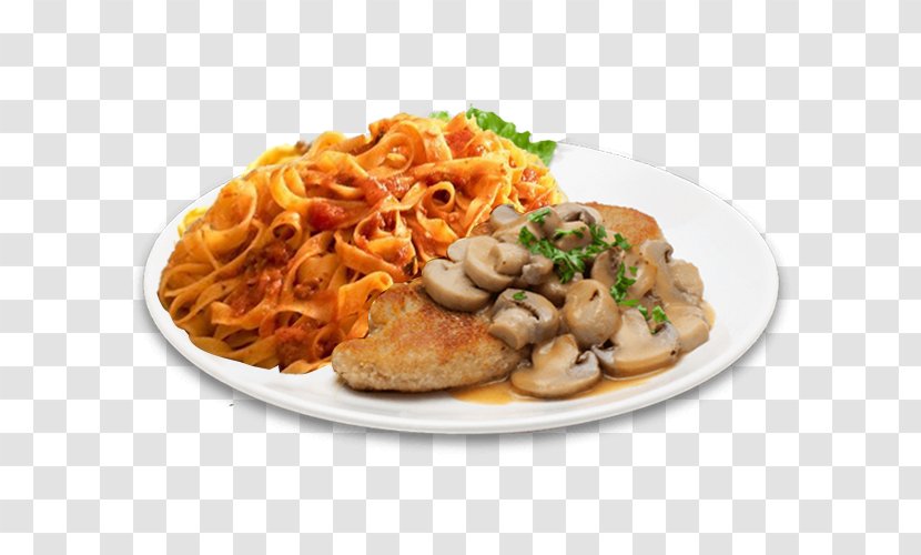 Italian Cuisine French Fries Schnitzel Pizza Bolognese Sauce - Chicken As Food Transparent PNG