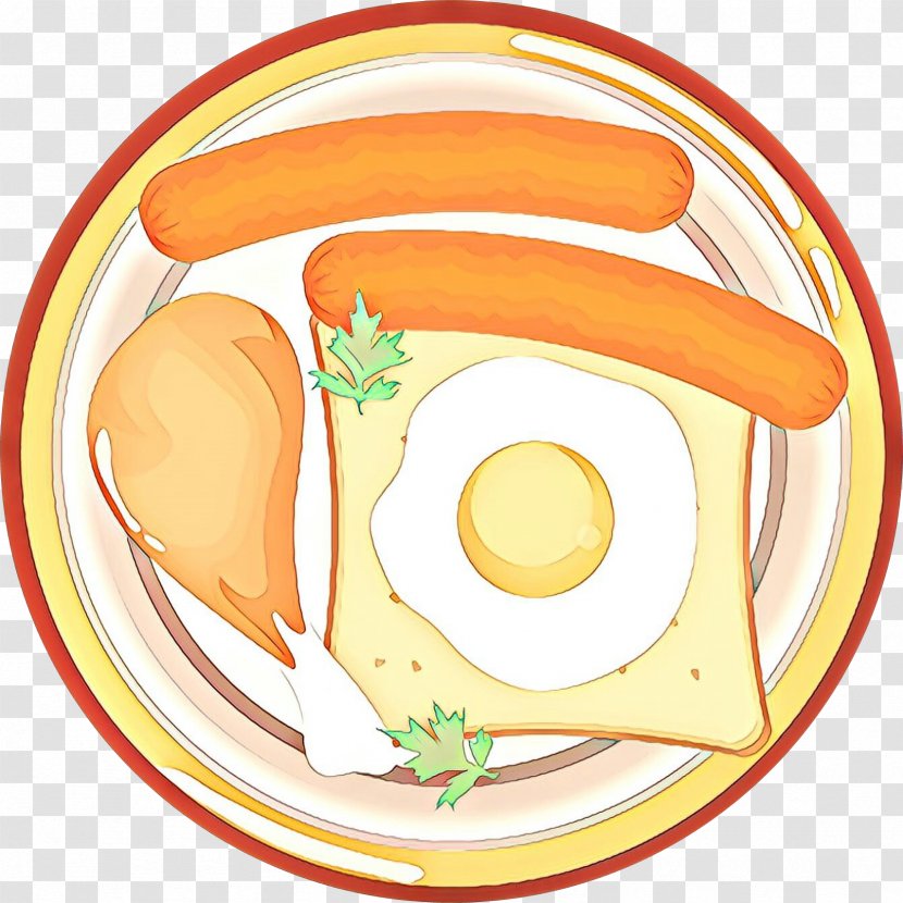 Clip Art Illustration Line Ear Meal - Fried Egg - Dish Transparent PNG