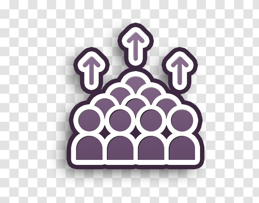 Population Icon Economical Growth Icon Demographics Icon Transparent PNG