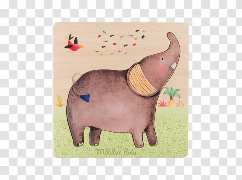 Jigsaw Puzzles Moulin Roty Elephant Toy - Child Transparent PNG