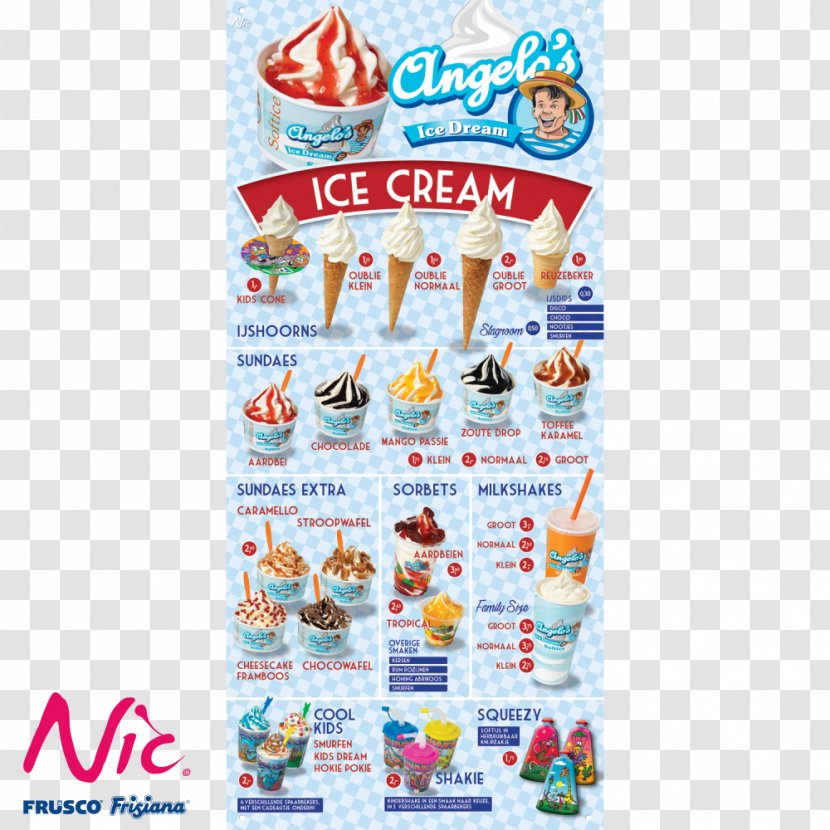 Eetcounter De Korre Sundae Gelato Soft Serve Ice Cream Cones - Flavor - Menu Transparent PNG