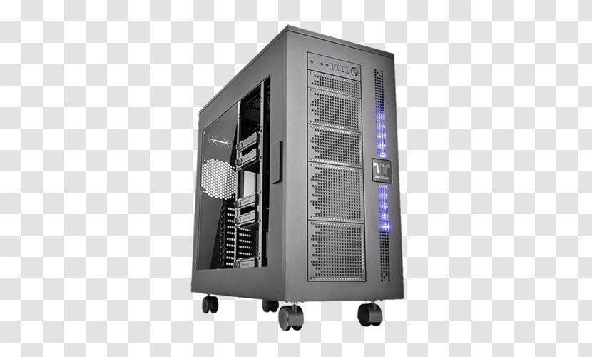 Computer Cases & Housings Power Supply Unit Thermaltake ATX Mini-ITX - Case - Core V51 Transparent PNG