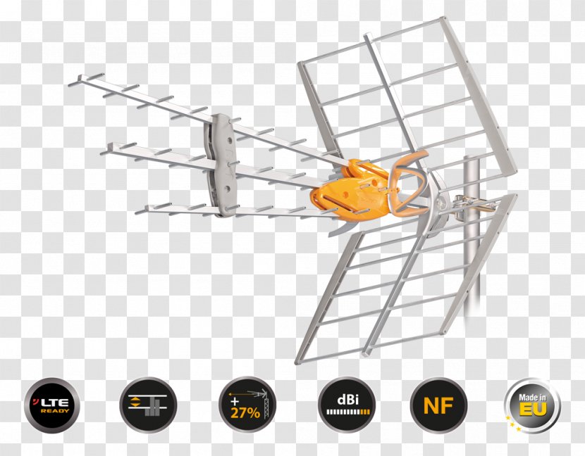 Aerials DVB-T Ultra High Frequency Very Allegro - Terrace Transparent PNG