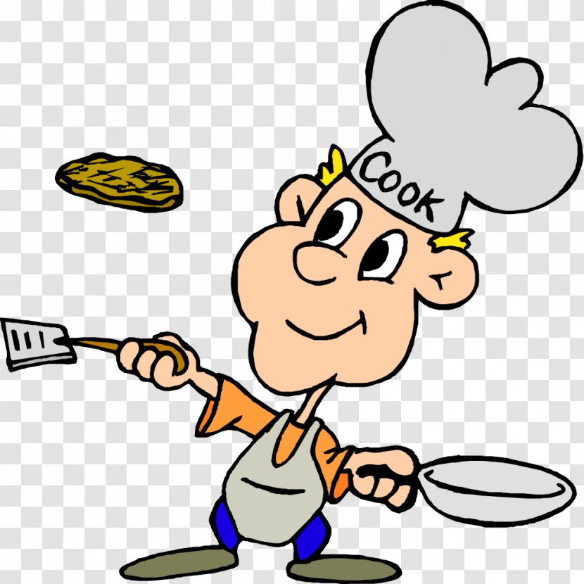 Pancake Breakfast Clip Art Openclipart Cooking - Hand Transparent PNG