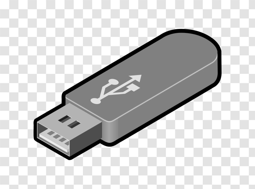 USB Flash Drives Memory Clip Art - Hard - Usb Transparent PNG