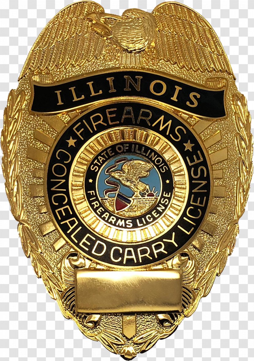 Badge Police Officer Chicago Department Detective - Gold Transparent PNG