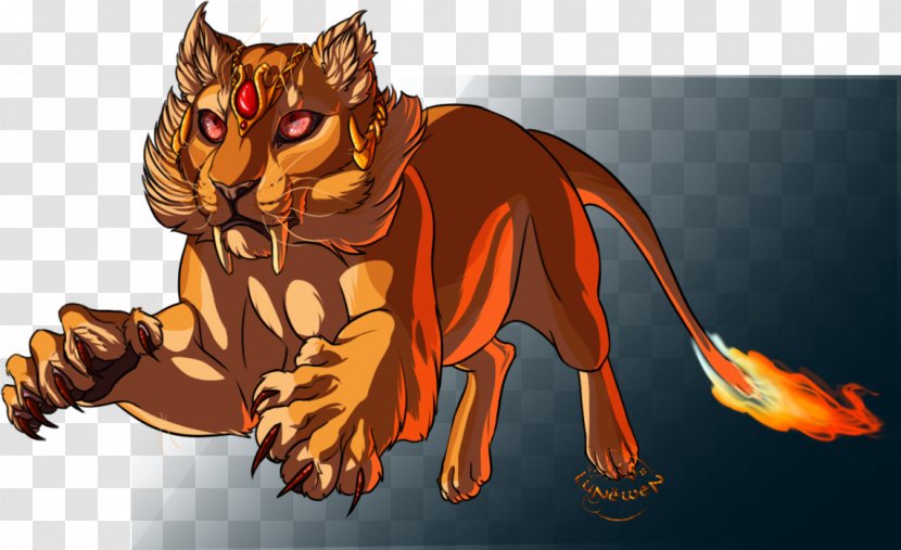 Tiger's Curse Drawing Flame Cat Bengal Tiger - Flower - Dungeons And Dragons Transparent PNG