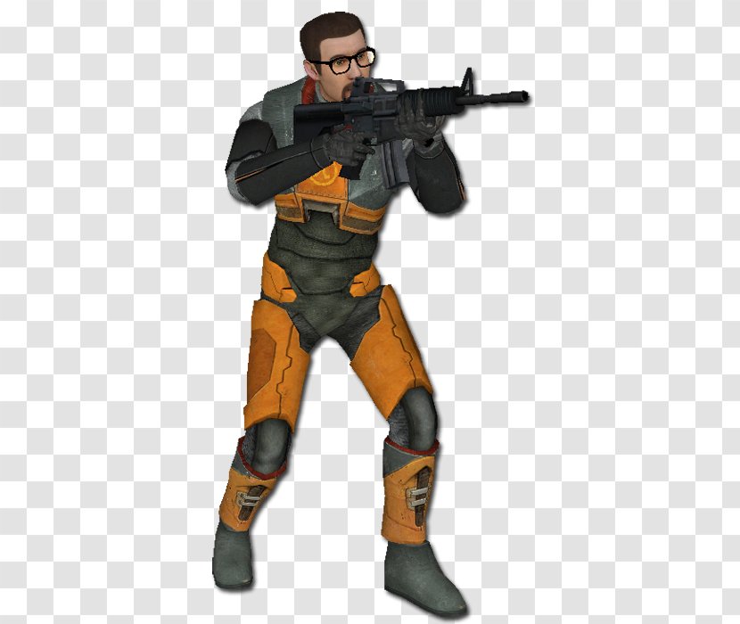 Airsoft Guns Soldier Infantry Firearm Marksman - Military Organization - Gordon Freeman Transparent PNG