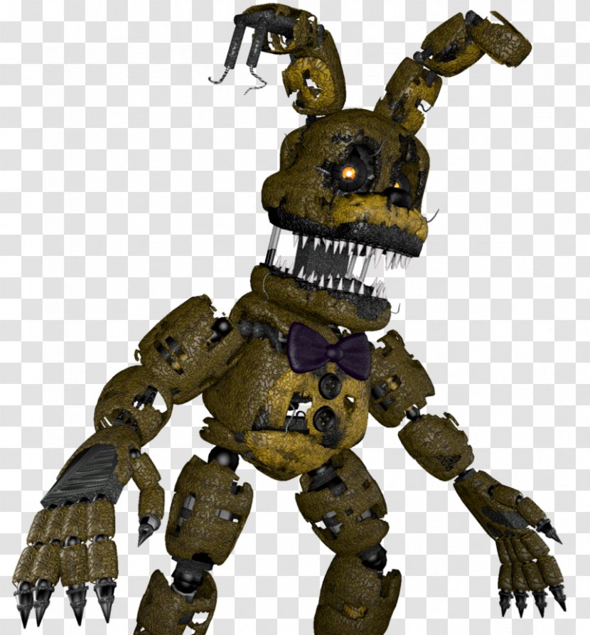 Five Nights At Freddy's 3 2 4 Nightmare - Halloween - Golden Balloon Transparent PNG