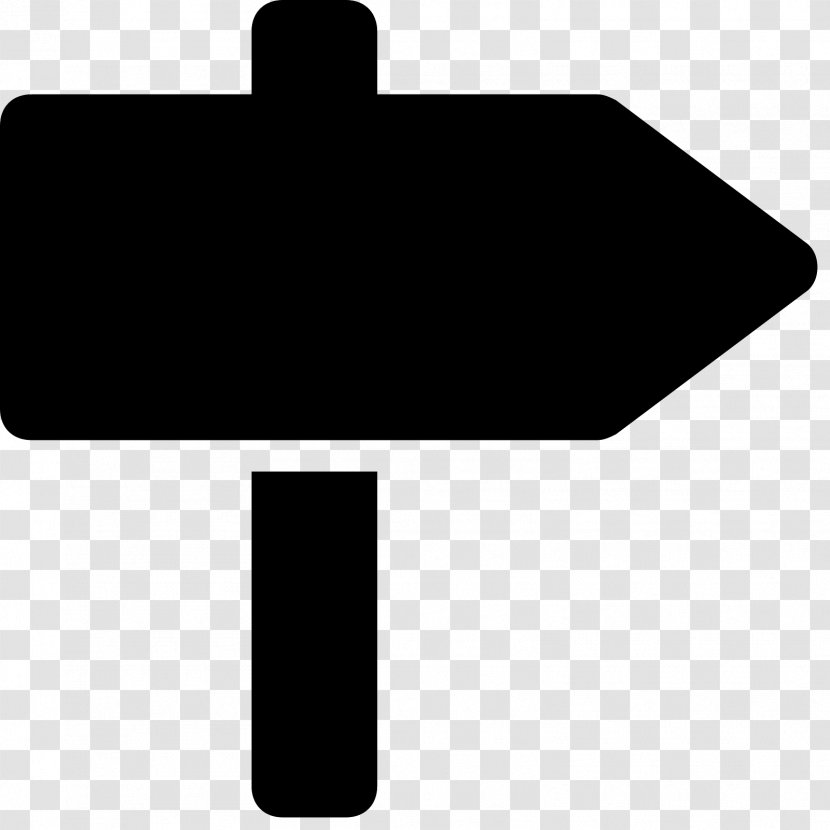 Direction, Position, Or Indication Sign - Black - Traffic Transparent PNG