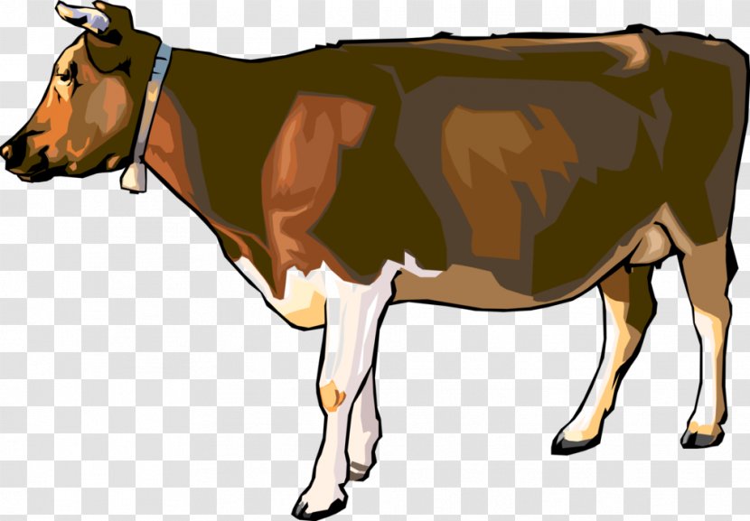 Brown Swiss Cattle Holstein Friesian Dairy Clip Art Calf - Bull - Bovine Transparent PNG