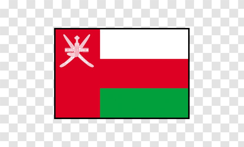 Flag Of Oman National Football Team - Red Transparent PNG