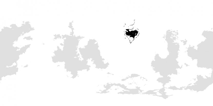 World Map Globe Blank - Black And White Transparent PNG