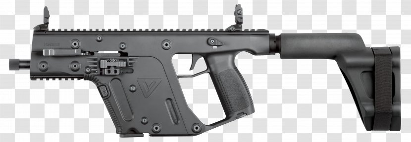 KRISS Vector Semi-automatic Pistol 9×19mm Parabellum Firearm Weapon - Flower Transparent PNG