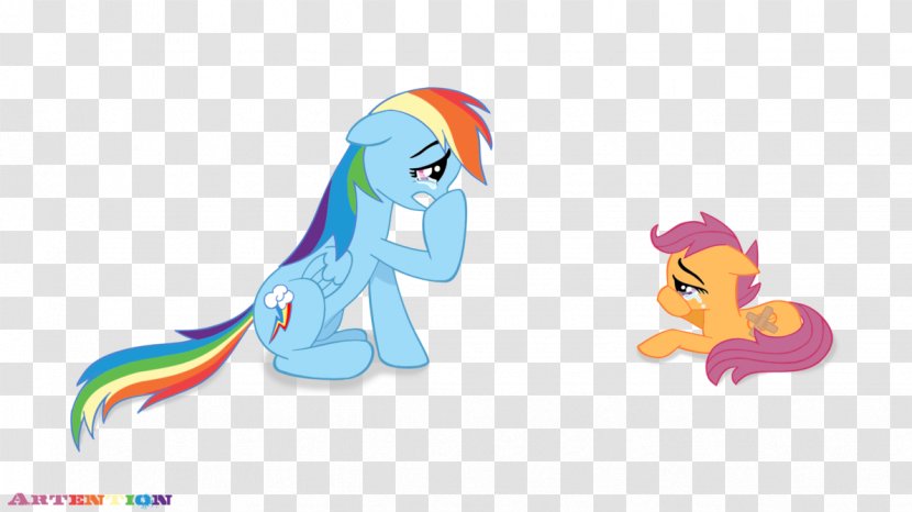 Pony Rainbow Dash Horse Art - Painting Transparent PNG