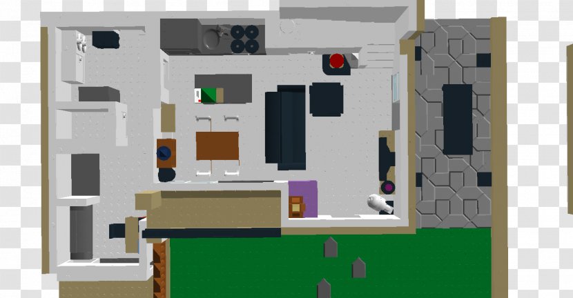 Architecture Floor Plan Property - Elevation - Lego House Transparent PNG