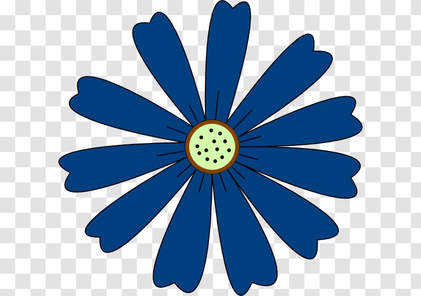 Cornflower Blue Flower Clip Art - Color Transparent PNG