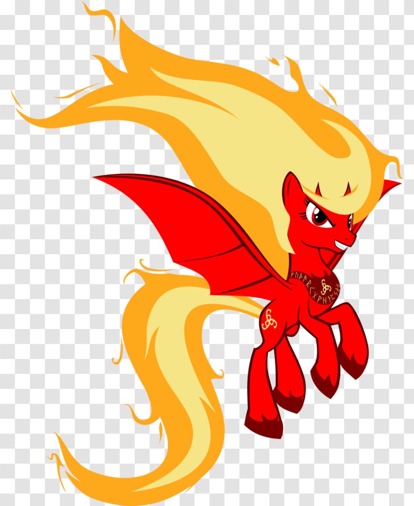 Pony Devil Derpy Hooves Satan Demon - Mythical Creature Transparent PNG