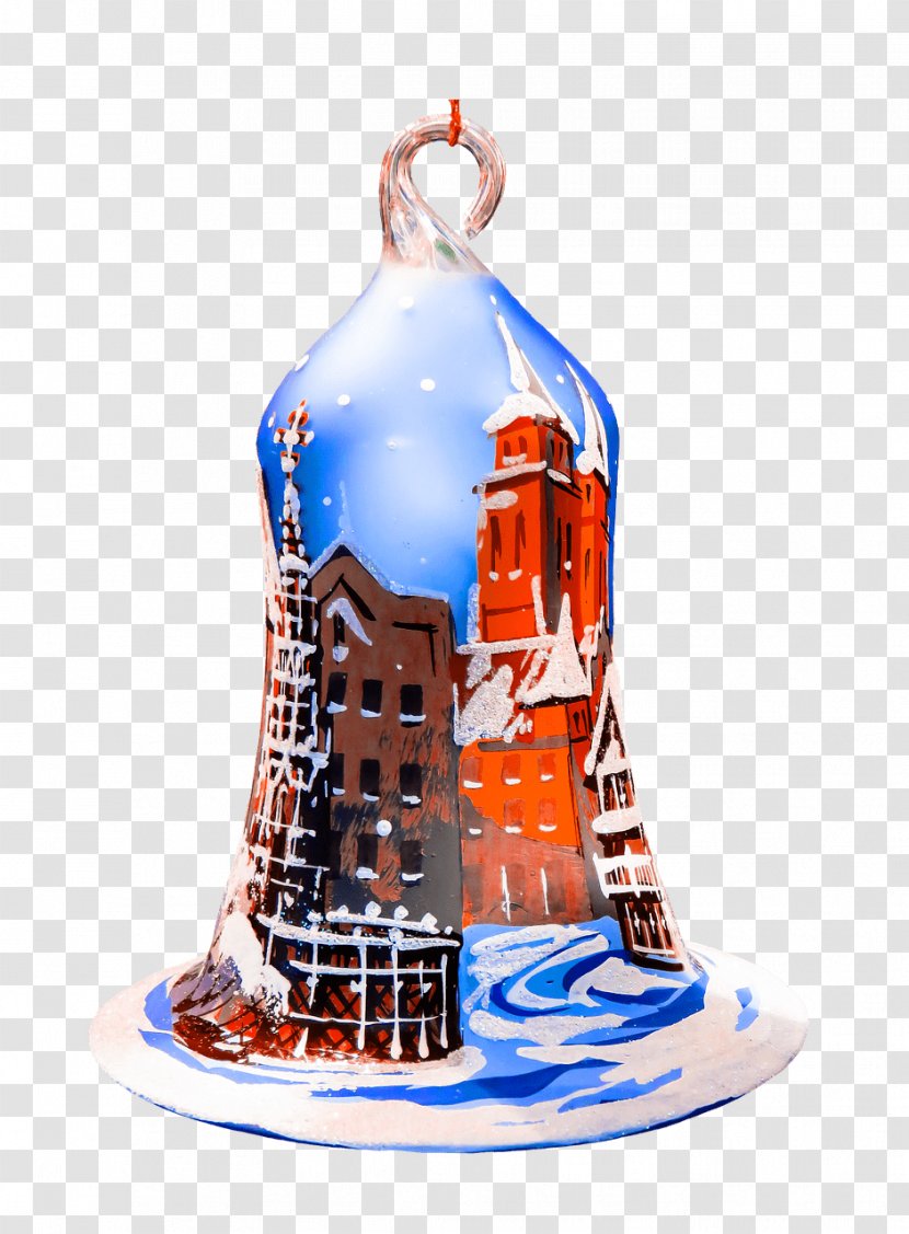 Christmas Ornament Bell Decoration Photography - Bottle - Hand-painted Angels Transparent PNG