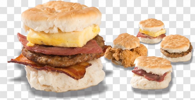 Slider Breakfast Sandwich Cheeseburger Full Ham And Cheese - Family Transparent PNG