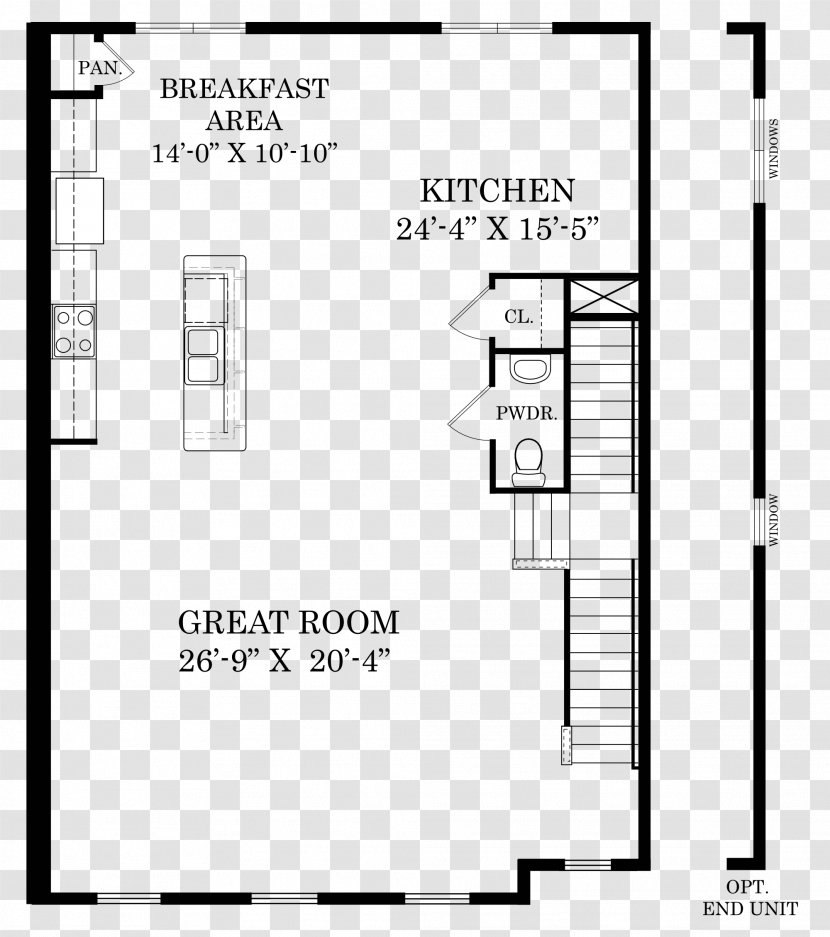 Floor Plan Bedroom Document Meridian Crossing Homes - Tree - Windsor Castle Transparent PNG