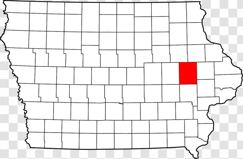 Iowa County, Linn DeWitt Jones Jasper - Monochrome - Map Transparent PNG