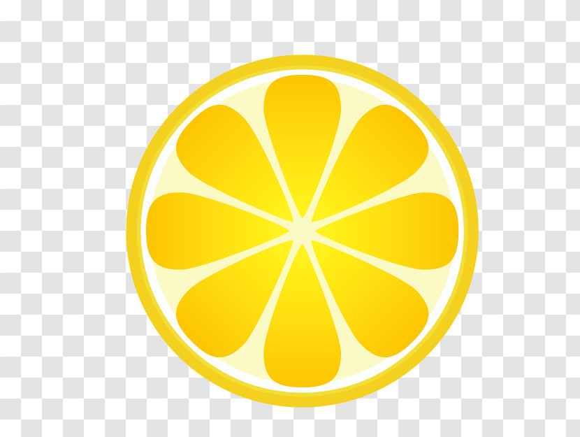 Yellow Citrus Lemon Circle Symbol Transparent PNG