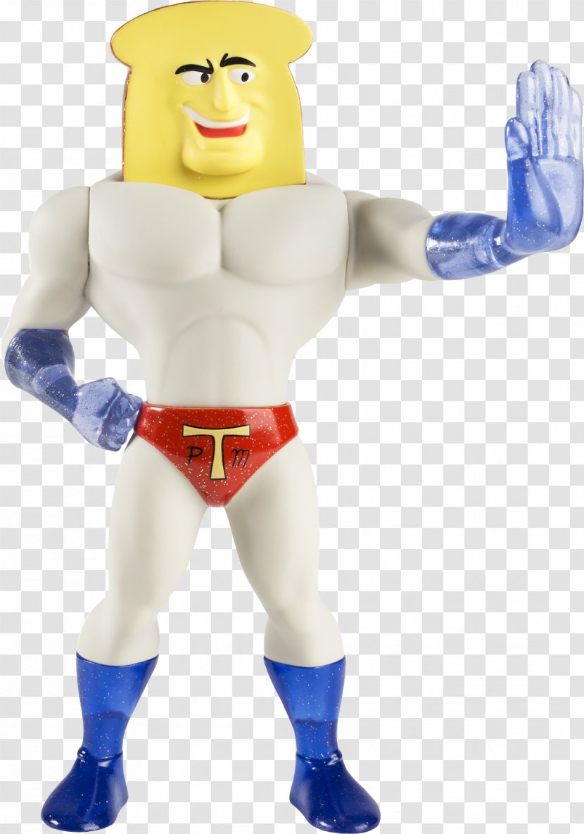 Kidrobot Powdered Toast Man Medium Figure Collectable Art Toy Action & Figures - Fictional Character Transparent PNG