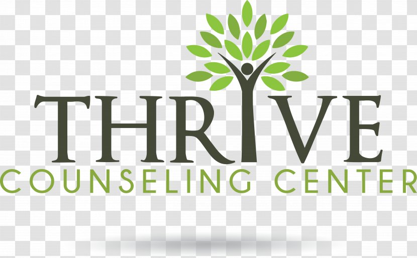 Logo Brand Font Tree Thrive Counseling Center - Text - Counselling Transparent PNG