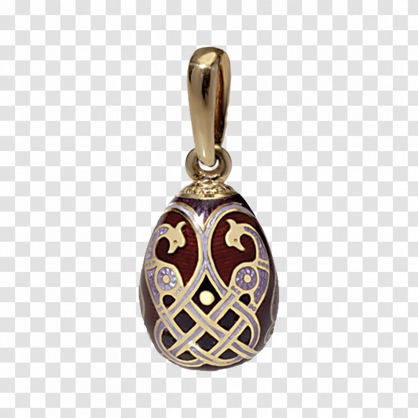 Easter Egg Locket Jewellery Silver - Gold Transparent PNG