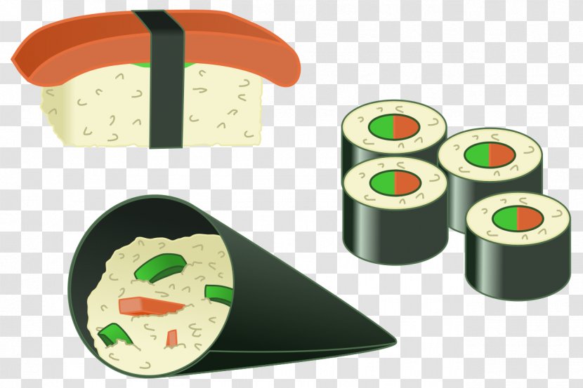 Sushi Japanese Cuisine Sashimi Makizushi Ingredient - Rice Transparent PNG